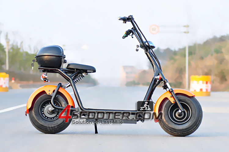 New 1500W Citycoco Electric Scooter with Rear box Turning light